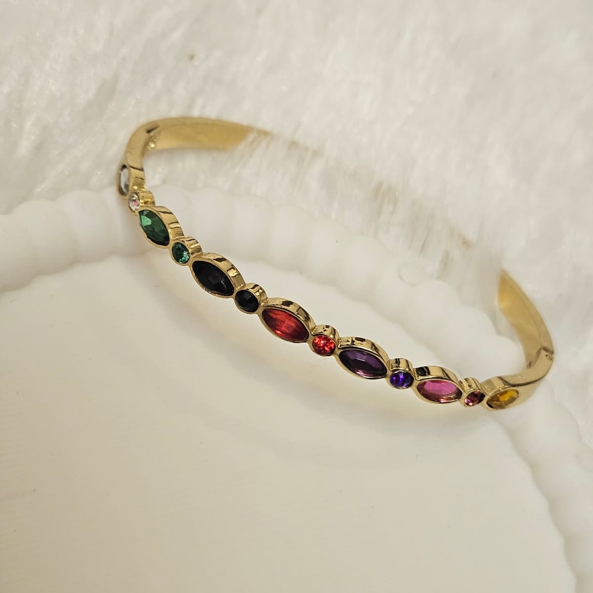 Multi color stone Kada Bracelet — image 2