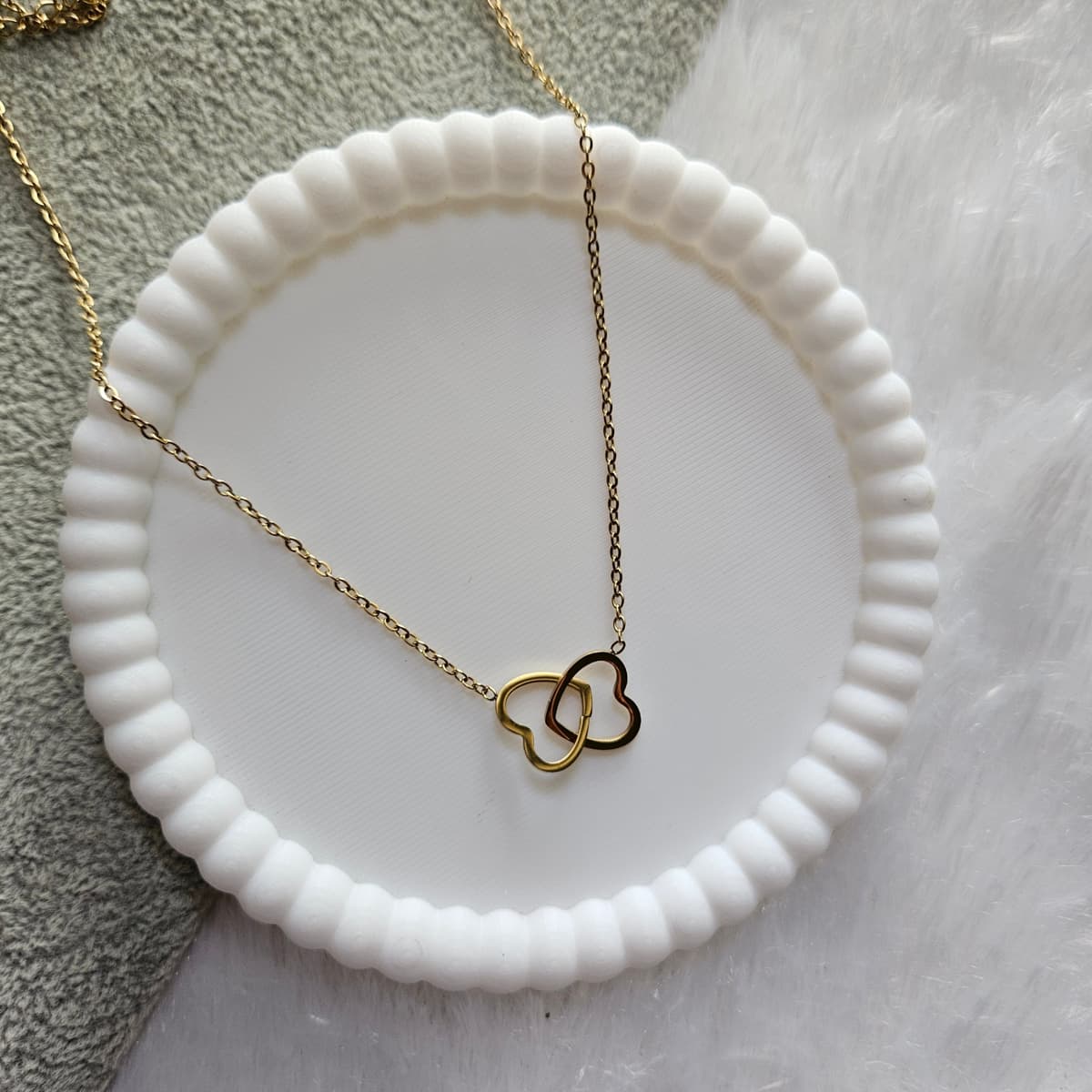 Twin Hearts Pendant 