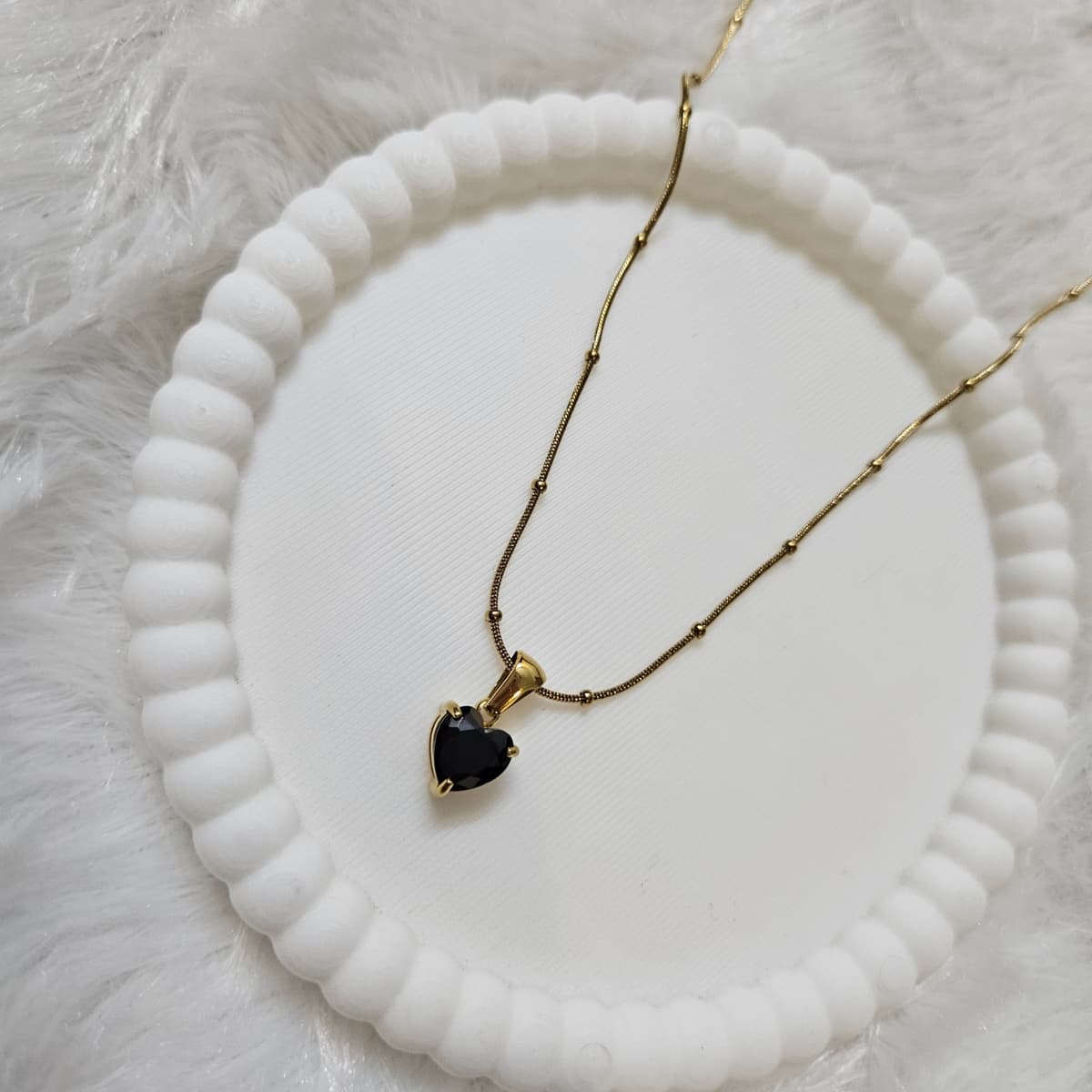 Black Stone Pendant 