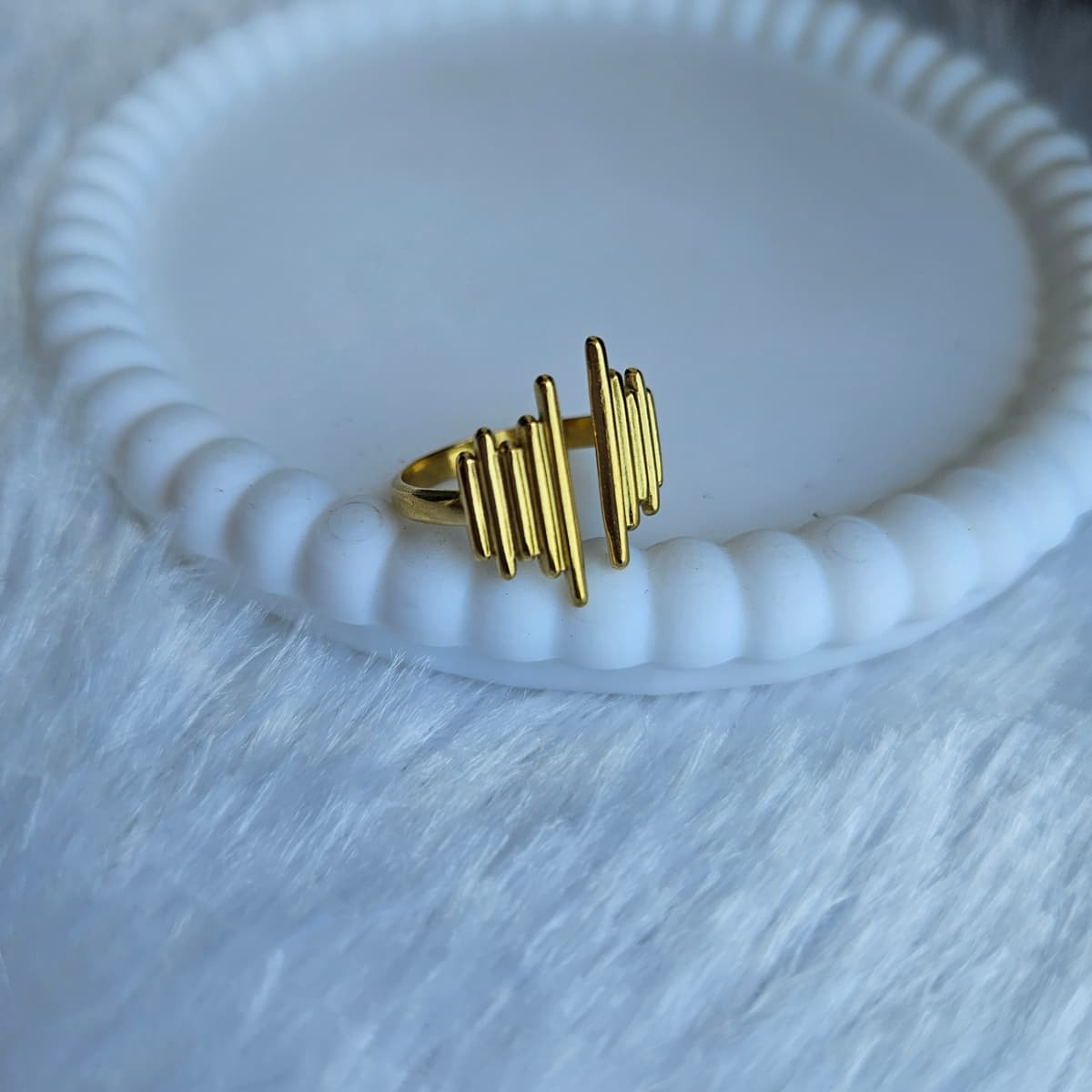 Anti-Tarnish Adjustable Ring