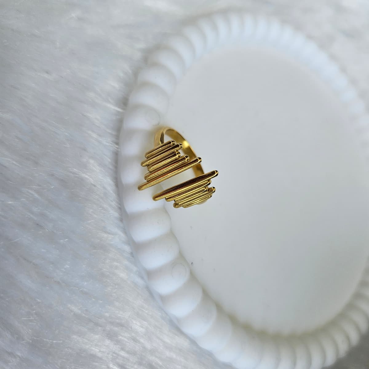 Anti-Tarnish Adjustable Ring — image 2