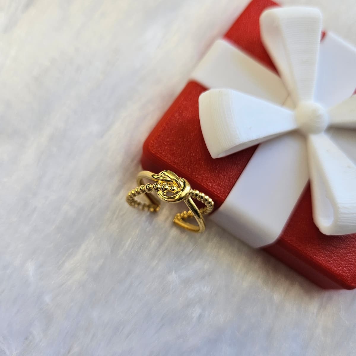 Anti-Tarnish Adjustable Ring