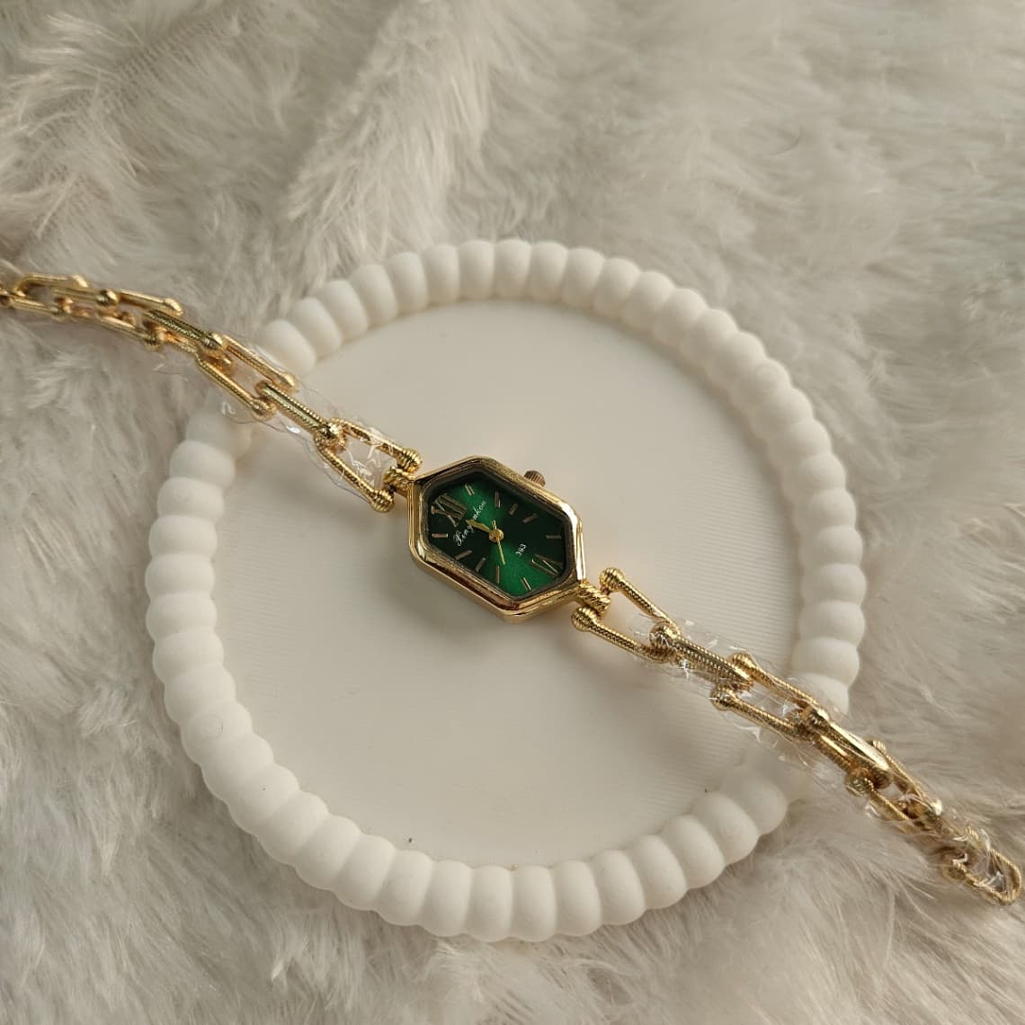 Loop Chain Watch Anti-Tarnish Green