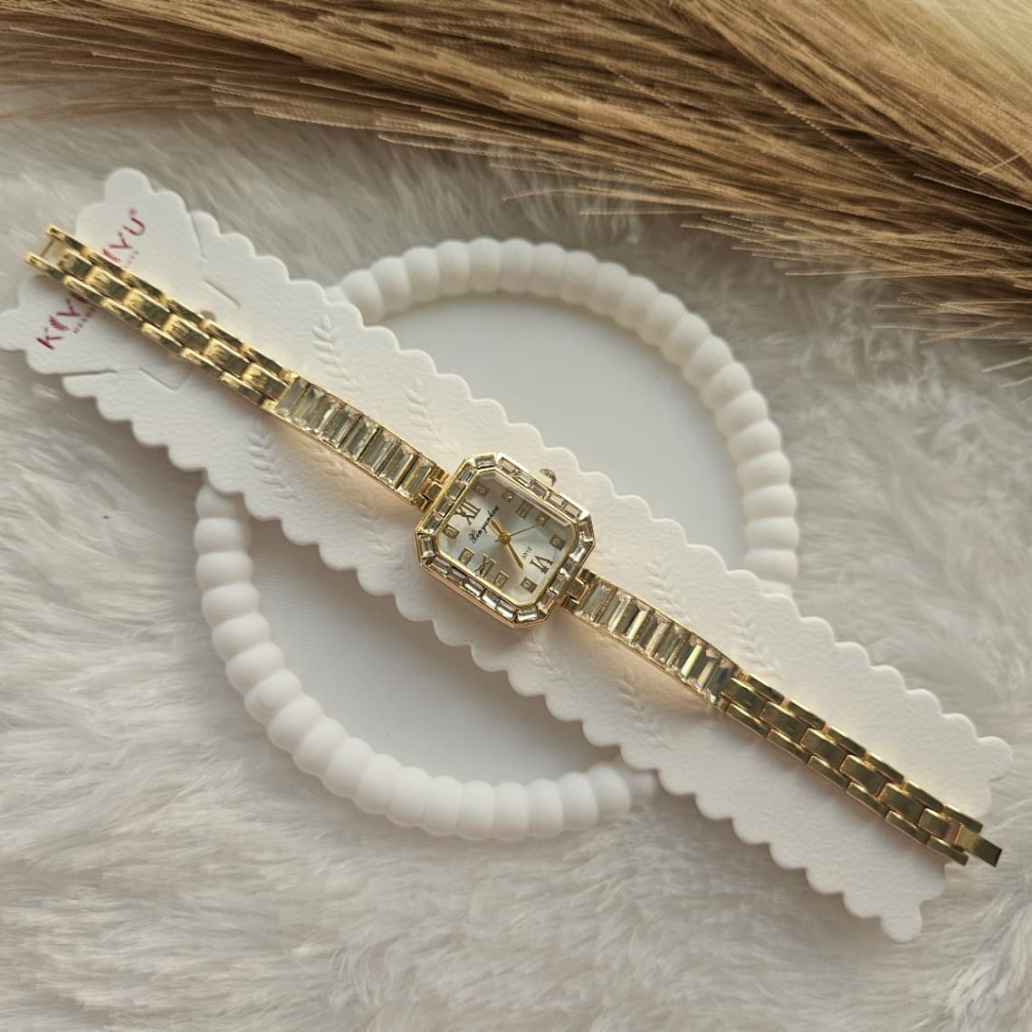 White Stone Anti-Tarnish Watch