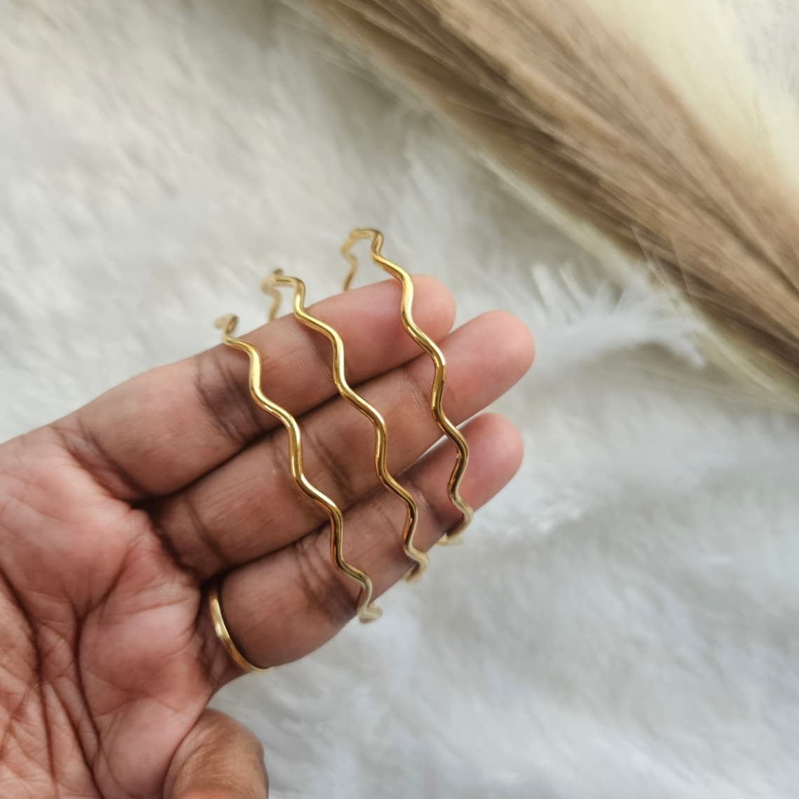 Anti-tarnish Bangles Set of 3 — image 3