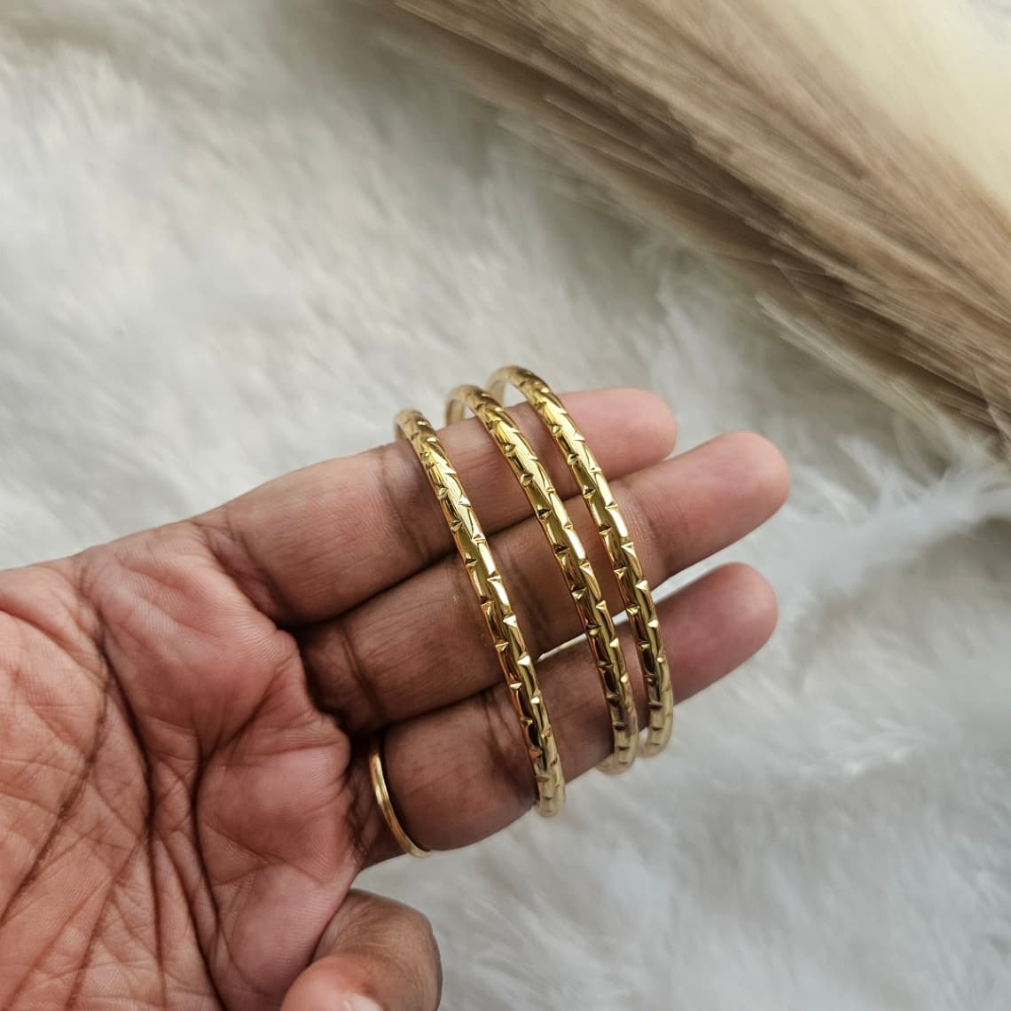 Anti-tarnish Bangles Set of 3 — image 3
