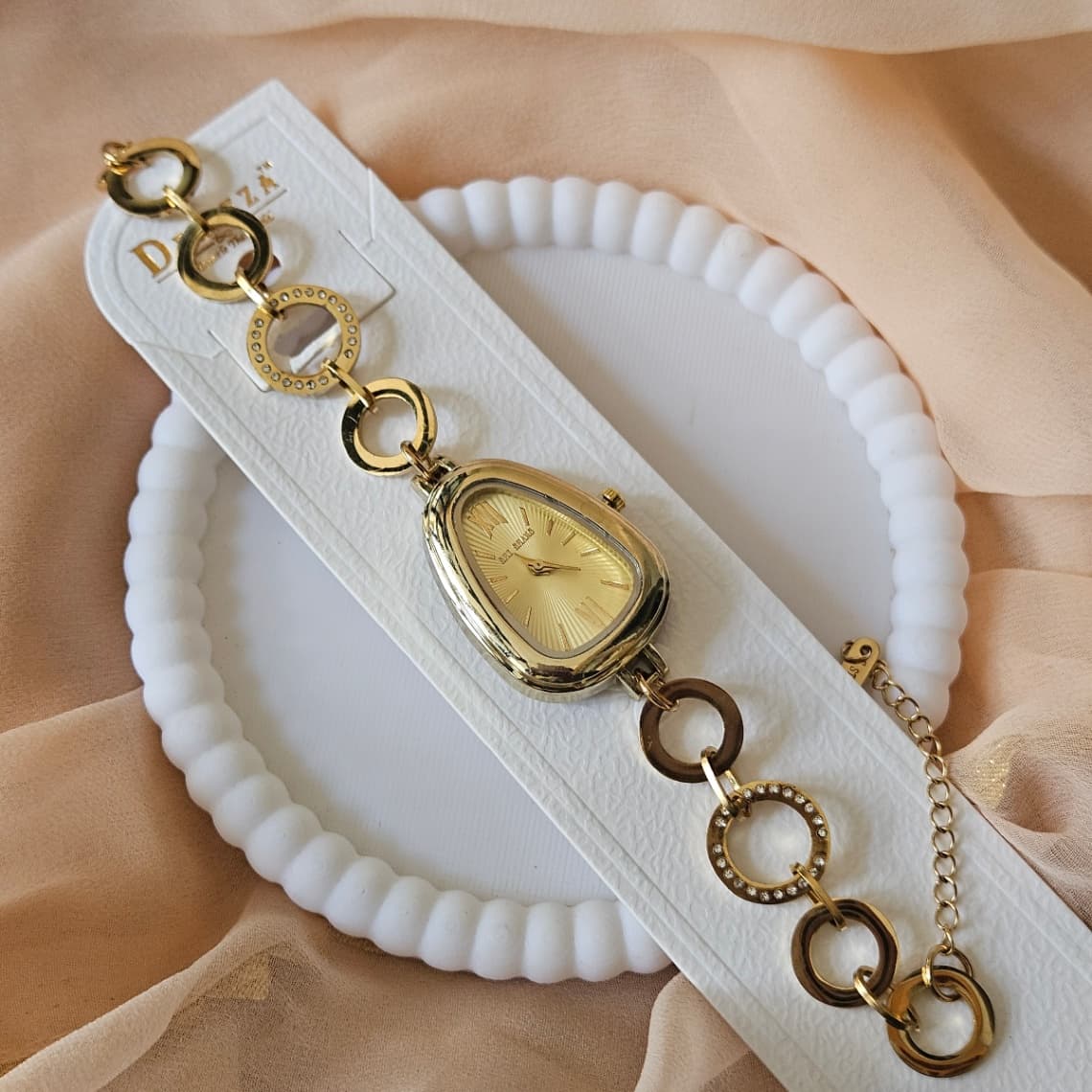 Anti-Tarnish Adjustable Chain Watches 
