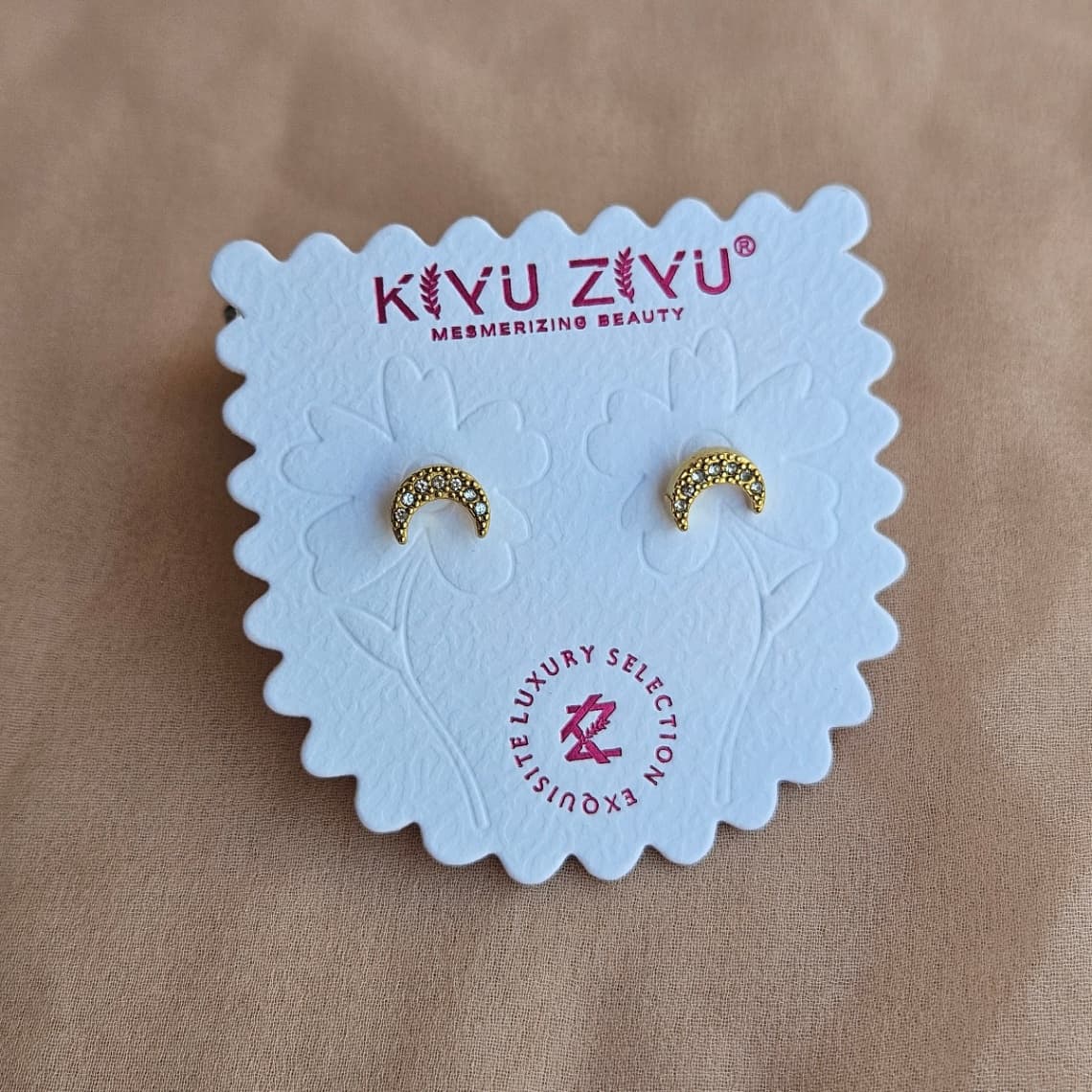 Halfmoon Ballback Stud Anti-Tarnish 