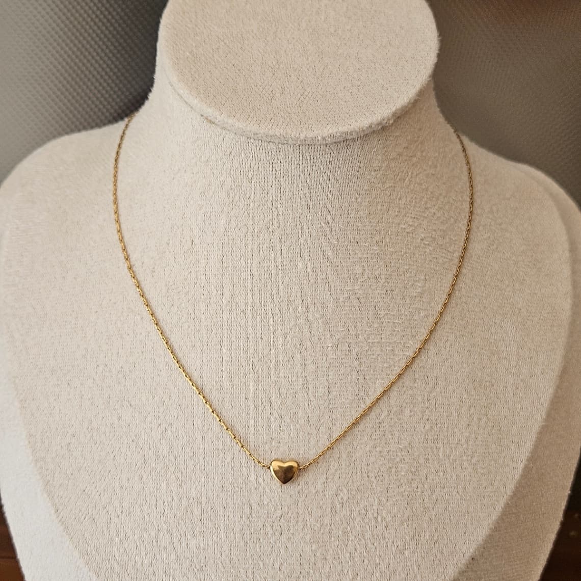 Mini Golden Heart Pendant 