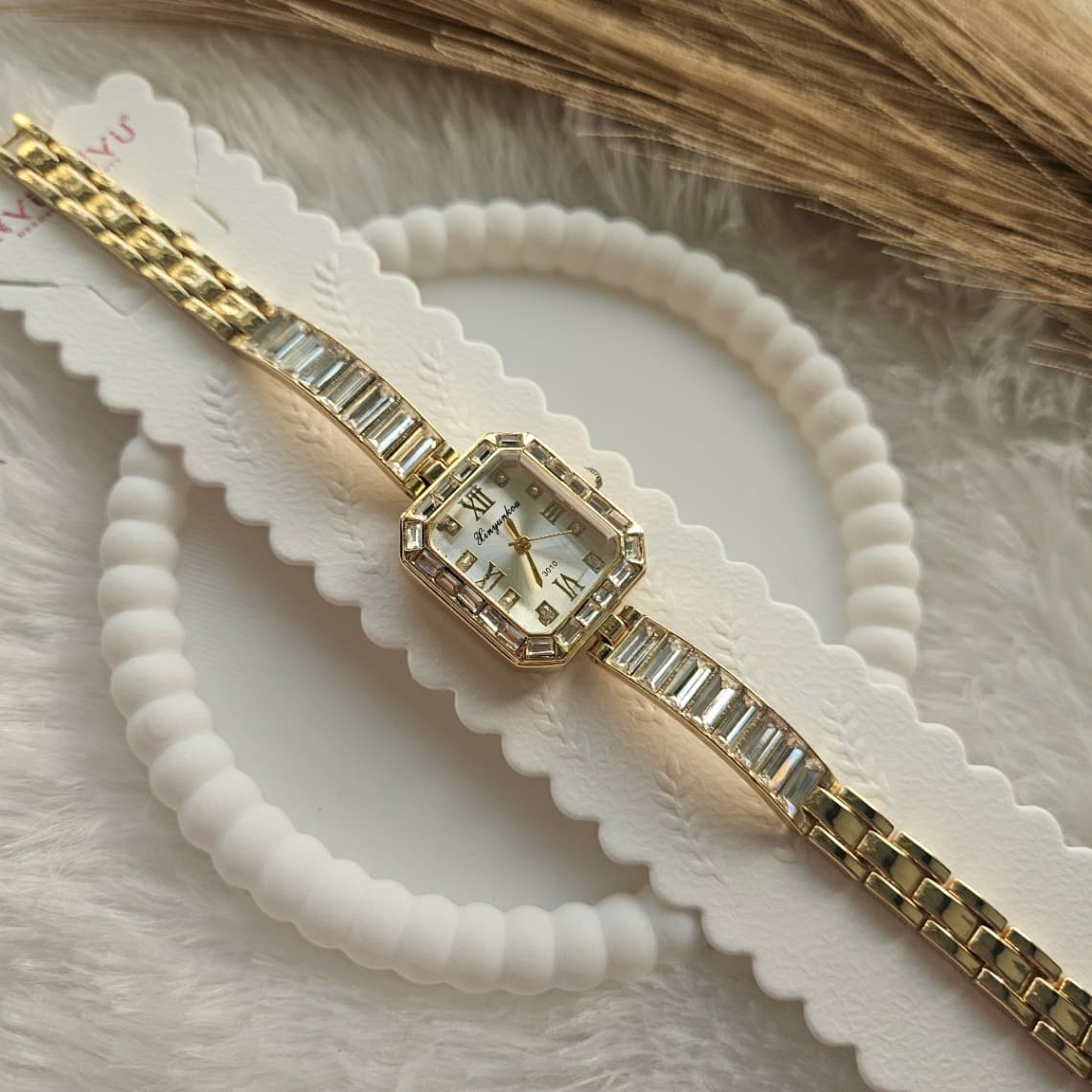 White Stone Anti-Tarnish Watch — image 2