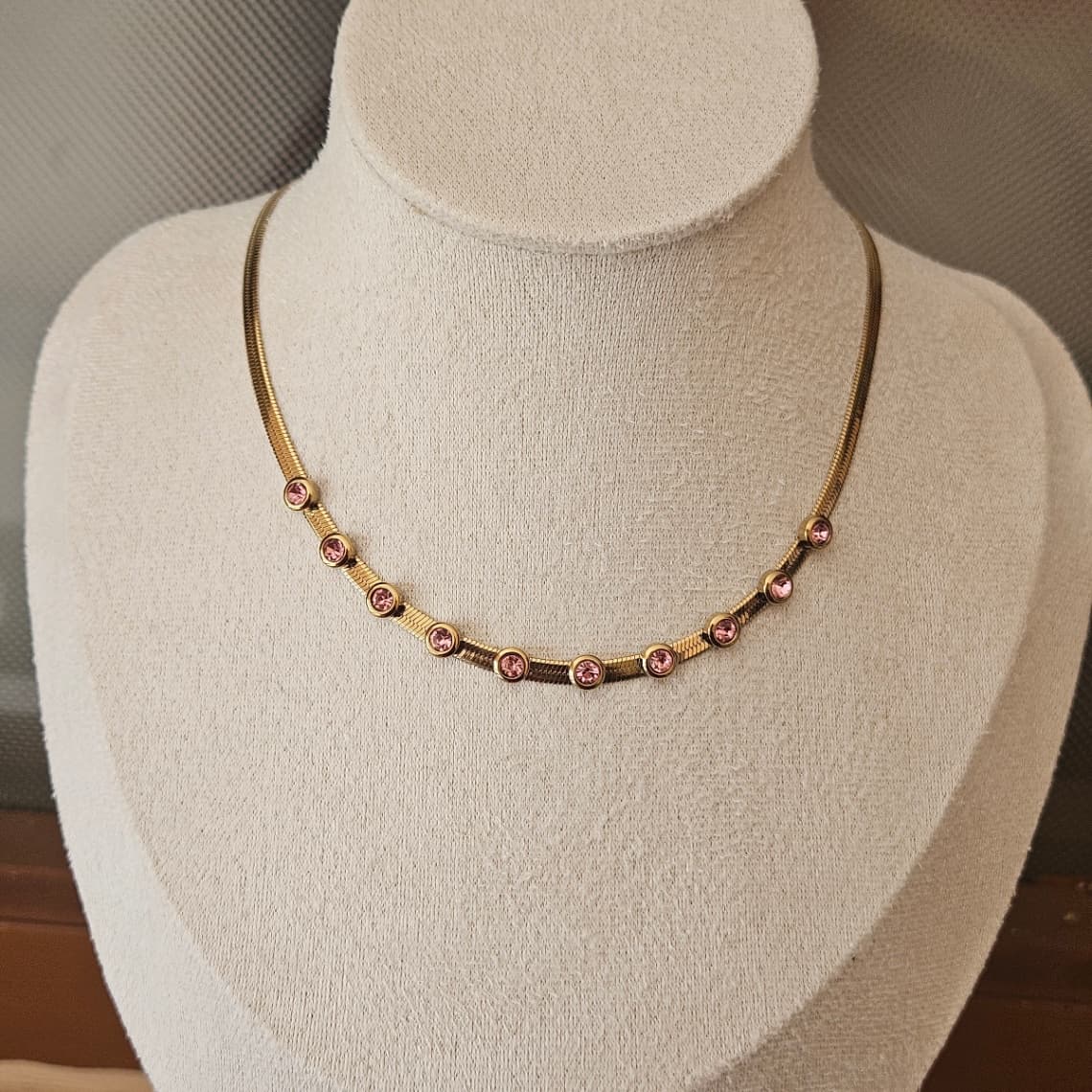 Pink Stone Necklace — image 2