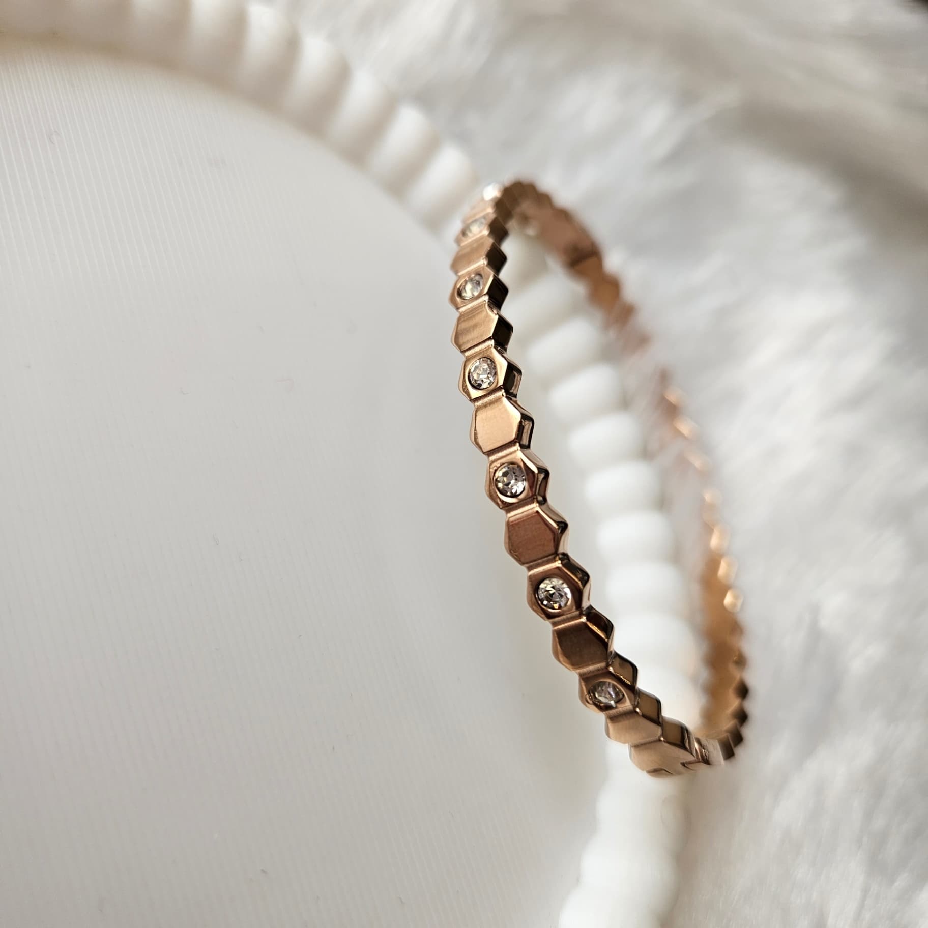 Rosegold Hexagon Kada — image 2