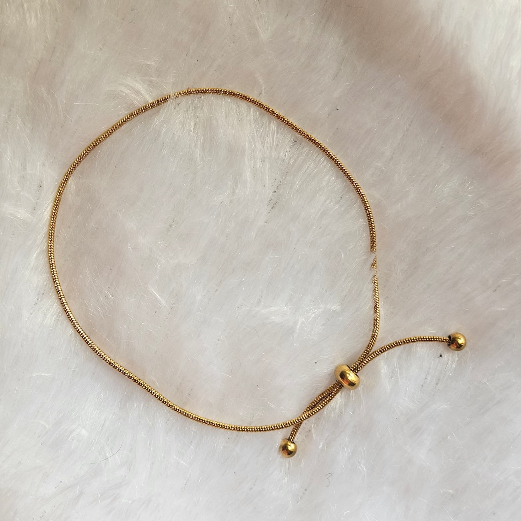 Adjustment chain bracelet plain — image 2