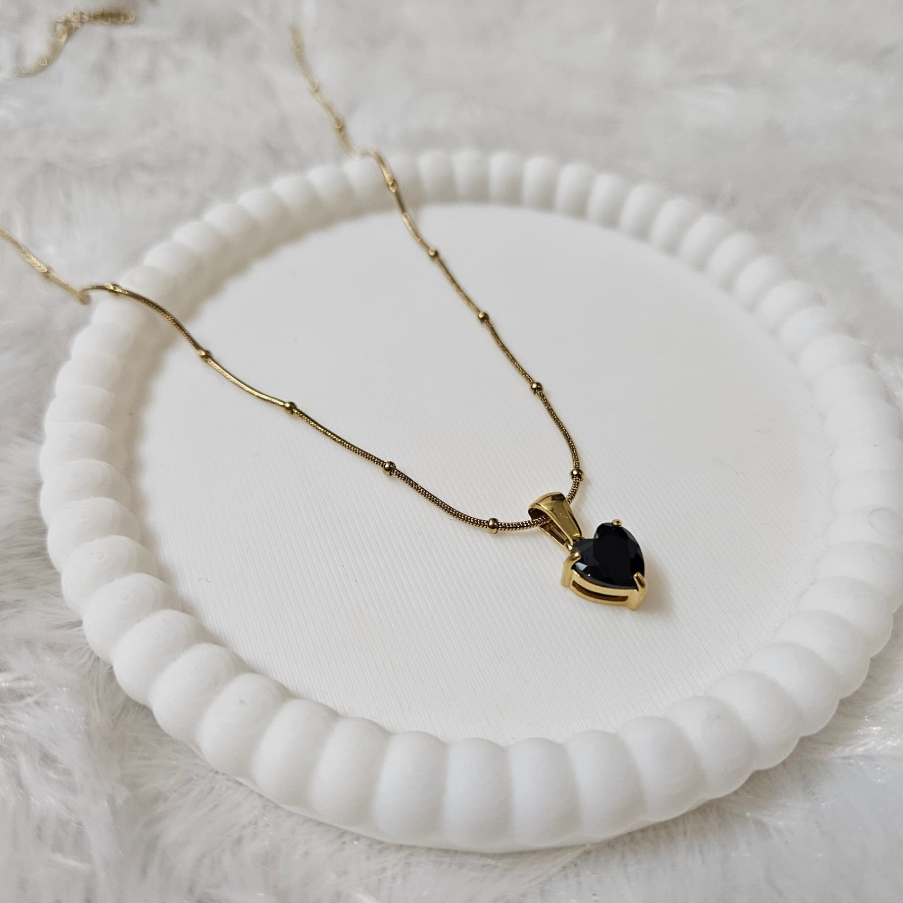 Black Stone Pendant — image 2