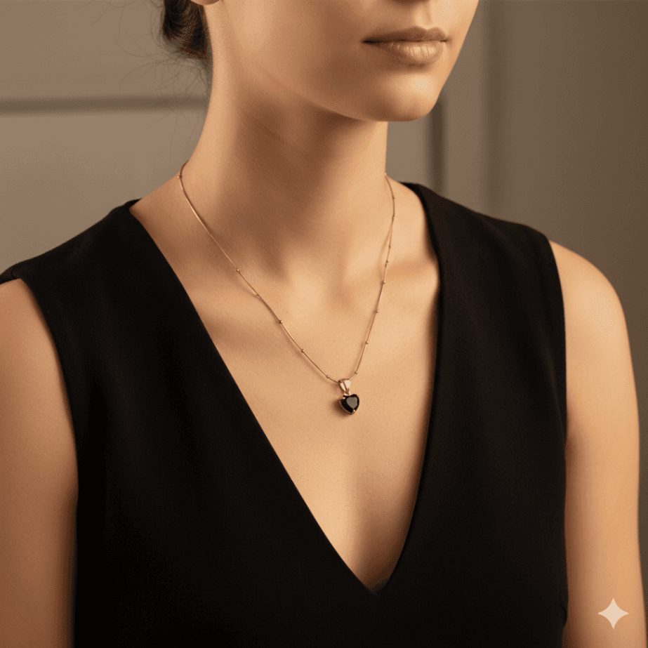 Black Stone Pendant — image 4