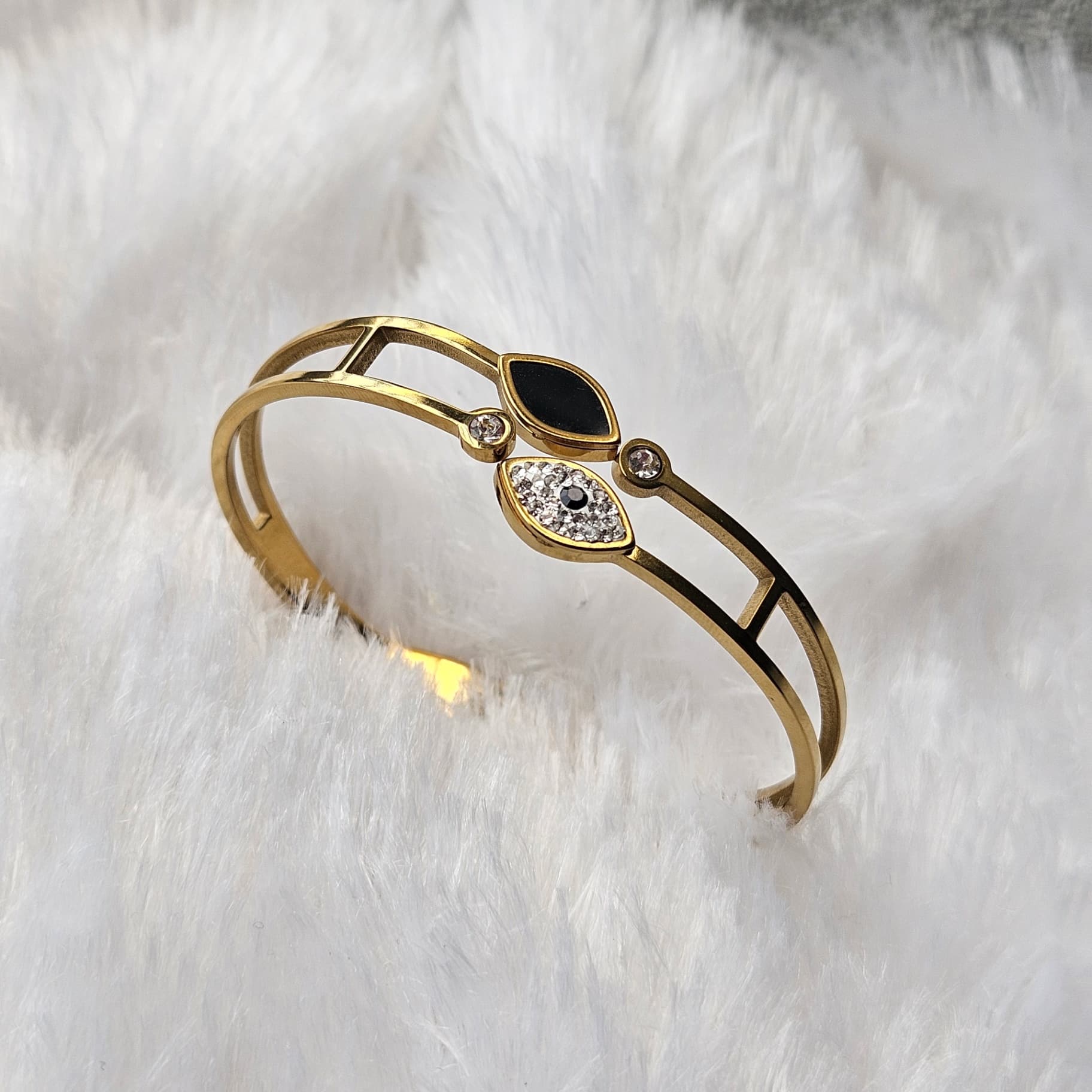 Black Evil eye Kada — image 3