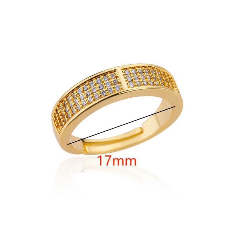 Anti-Tarnish Adjustable Ring