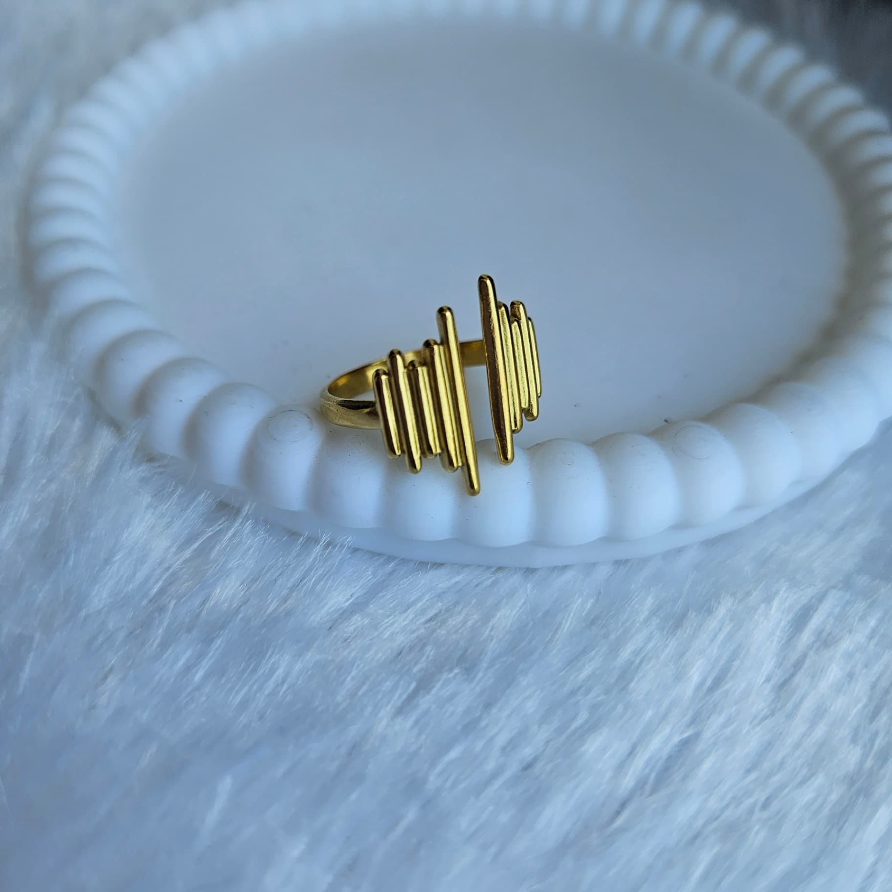 Anti-Tarnish Adjustable Ring — image 1