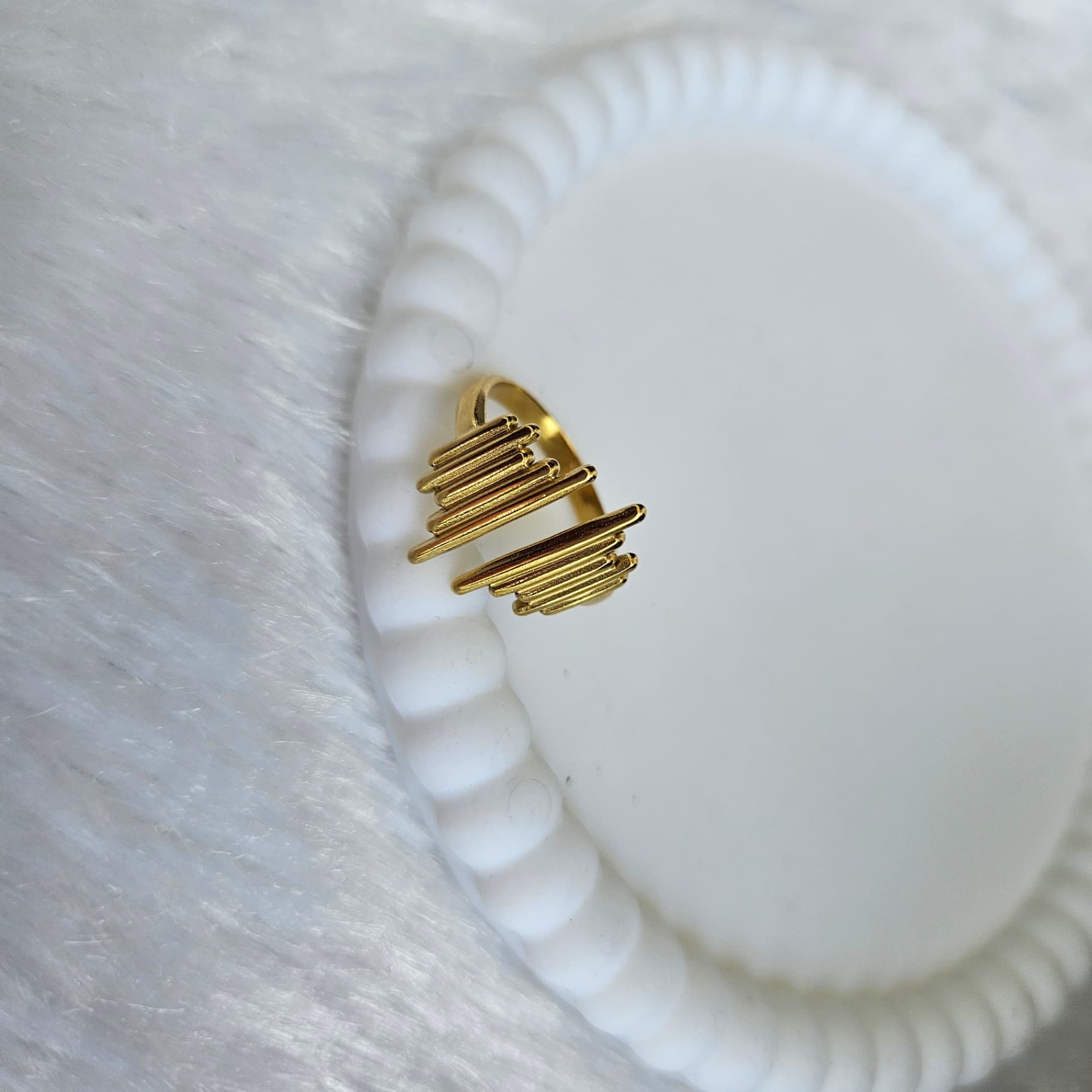 Anti-Tarnish Adjustable Ring — image 2