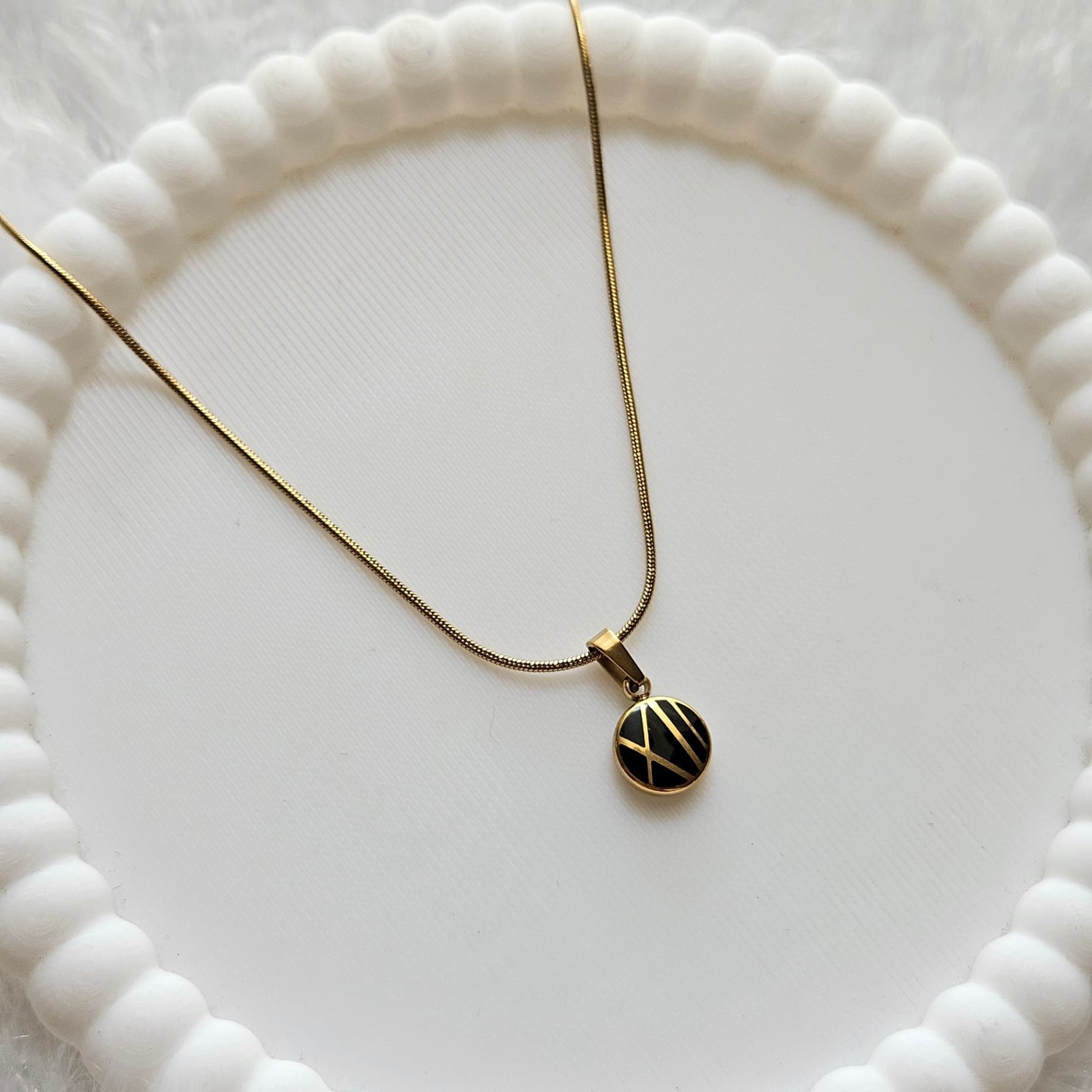 Black Pendant Anti-Tarnish — image 3