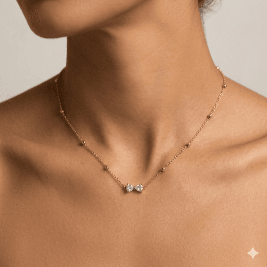 Stone Bow Pendant — image 1