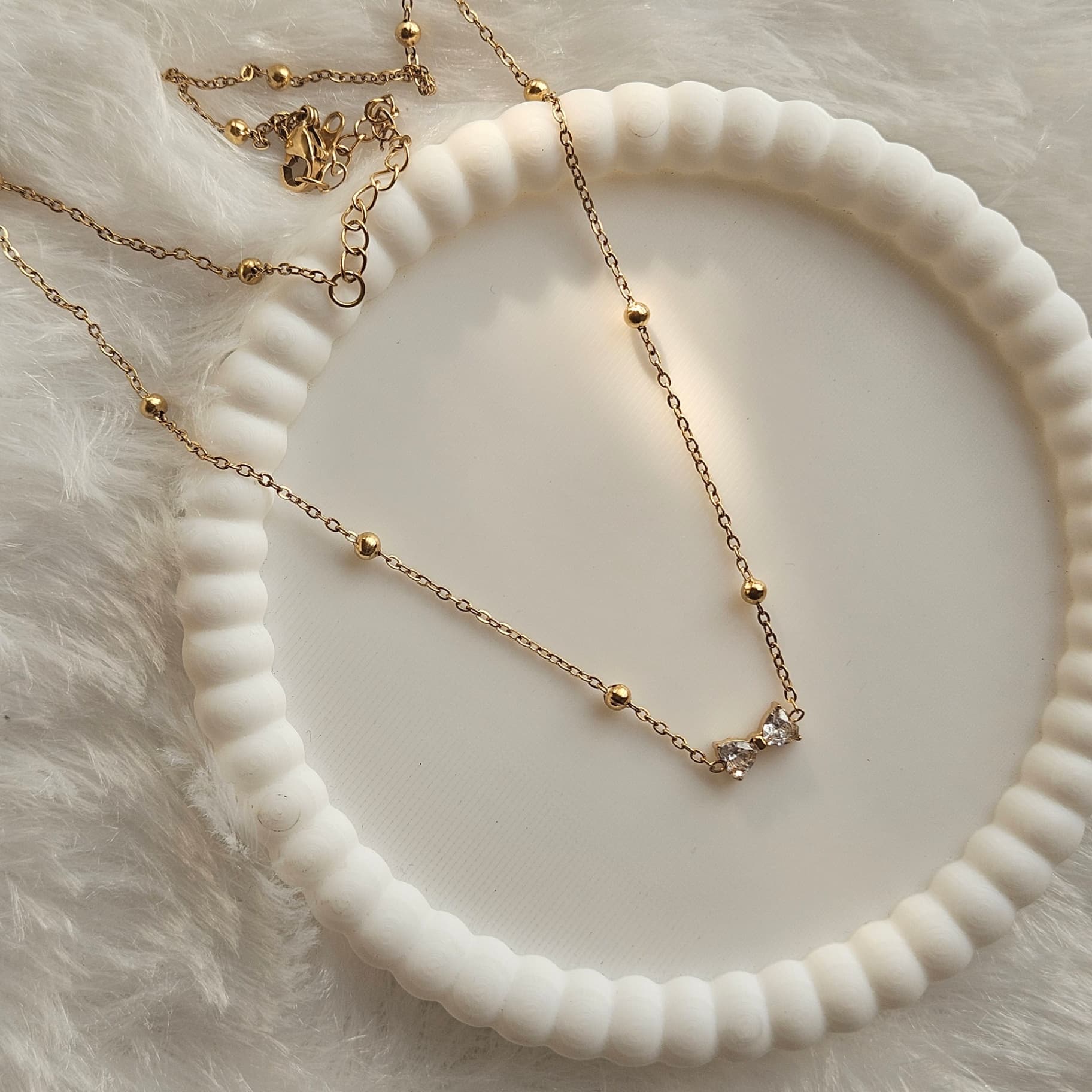 Stone Bow Pendant — image 3