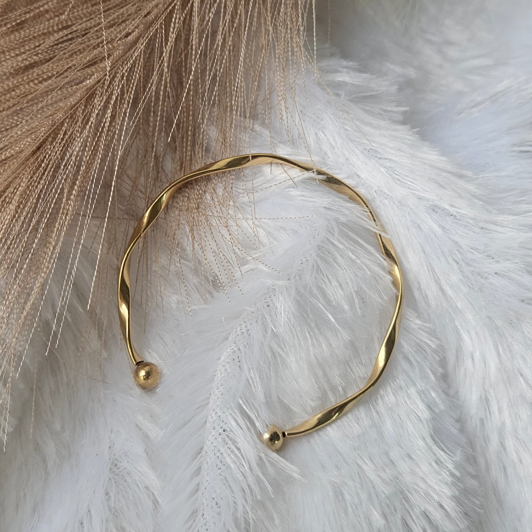Wavy Adjustable Bangle Kada — image 1