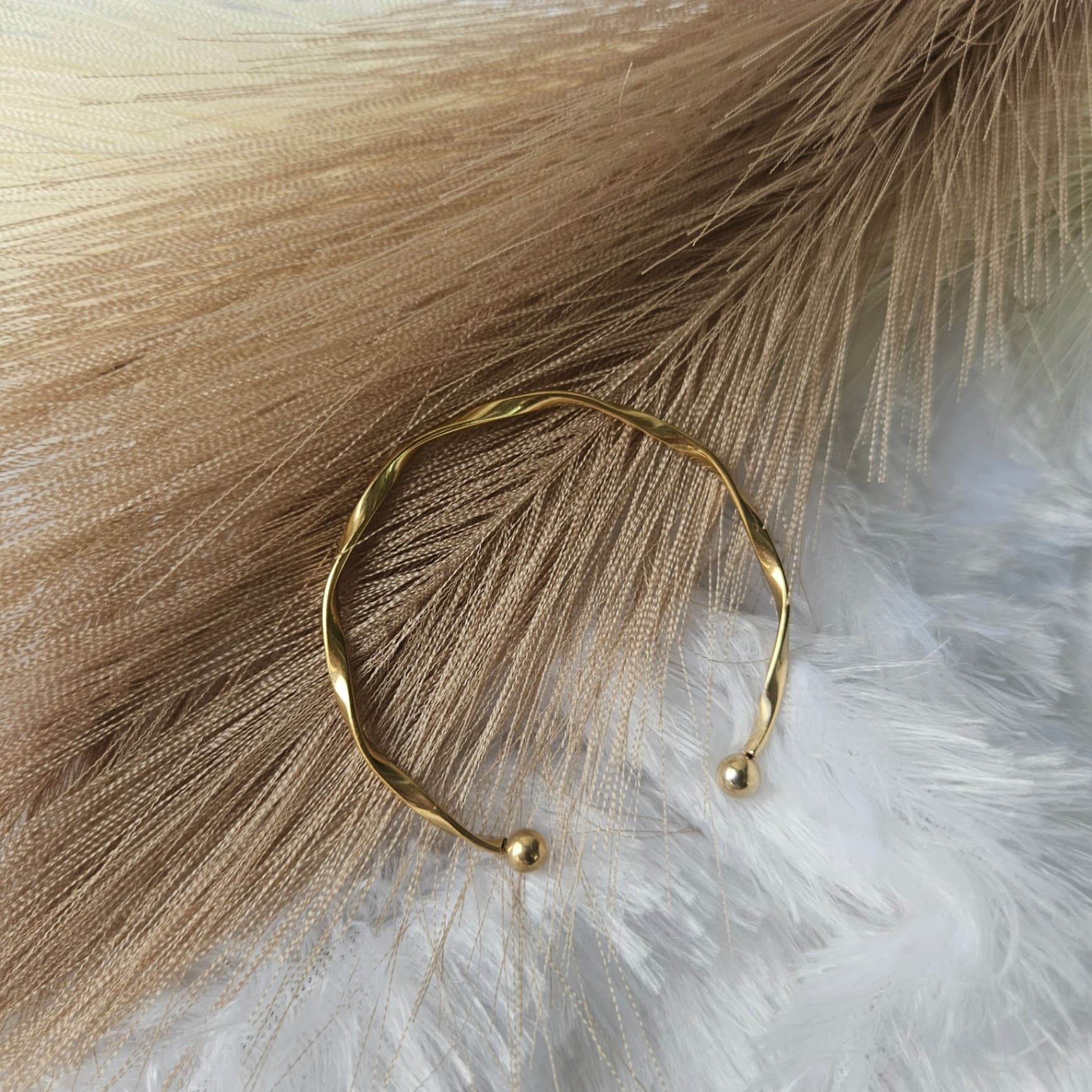 Wavy Adjustable Bangle Kada — image 2
